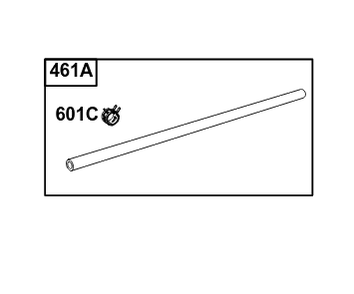 Fuel Supply Group Diagram and Parts List for 61H475-0001-J1 400000 - 699999 Briggs and Stratton Engine